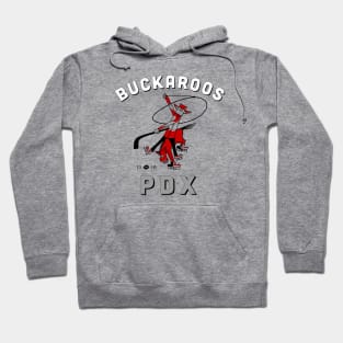 Defunct PDX Buckaroos Hockey 1960 Hoodie